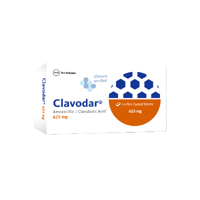 CLAVODAR 625MG 14TAB