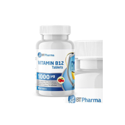  BT Pharma Vitamin B12 Tablet 1000 mcg (60 Tab.)