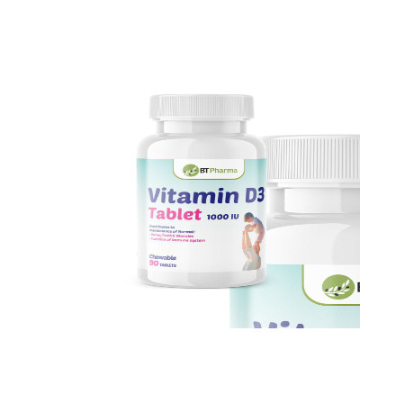 BT Pharma Vitamin D3 1000iu 90tab