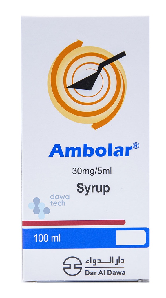 AMBOLAR30MG/100MLSYRUP 