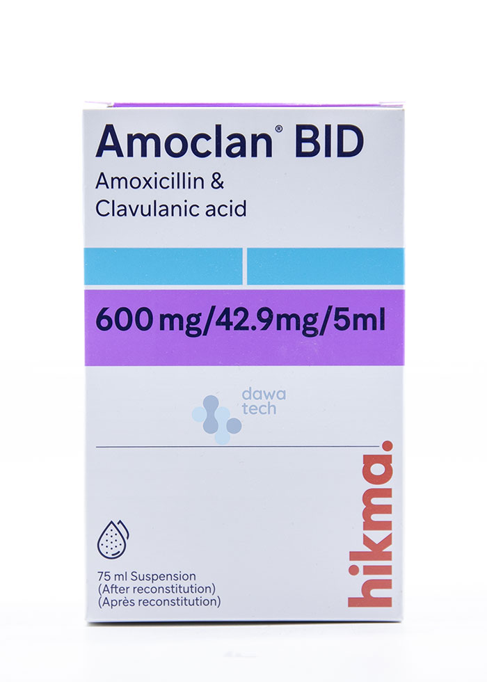 AMOCLAN BID 600MG SUSP