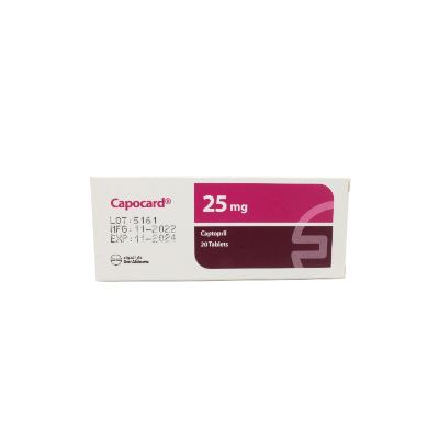 CAPOCARD(25MG)20TAB