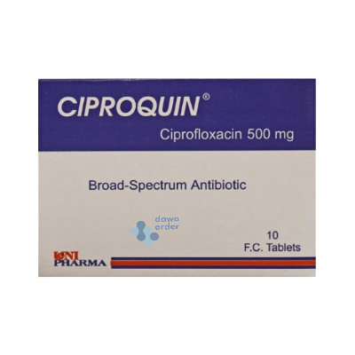 CIPROQUIN 500MG (10)TAB