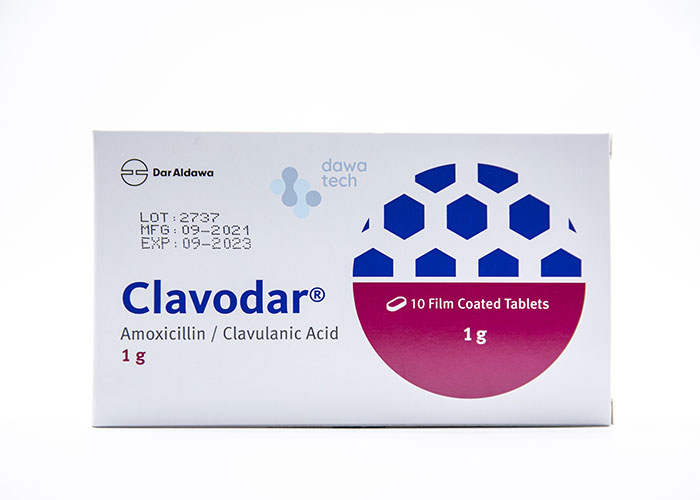 CLAVODAR 1GM 10TAB