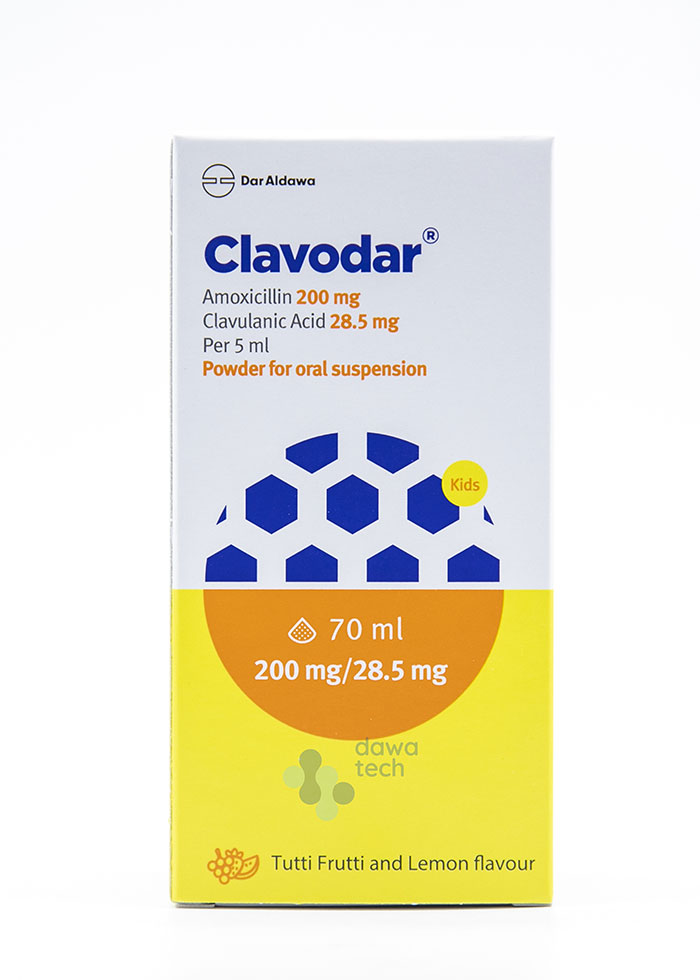 CLAVODAR 200/28 SUSP 70ML