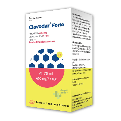 CLAVODAR 400MG SUSP