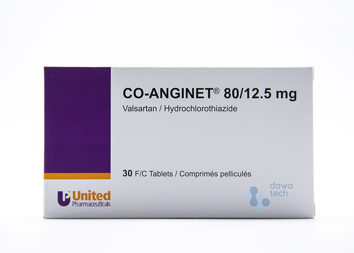 CO-ANGINET 80/12.5MG-30TAB