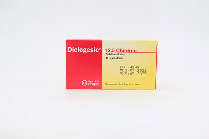 DICLOGESIC 12.5MG SUPP