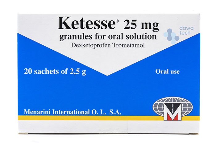 KETESSE 25MG 20 SACHET