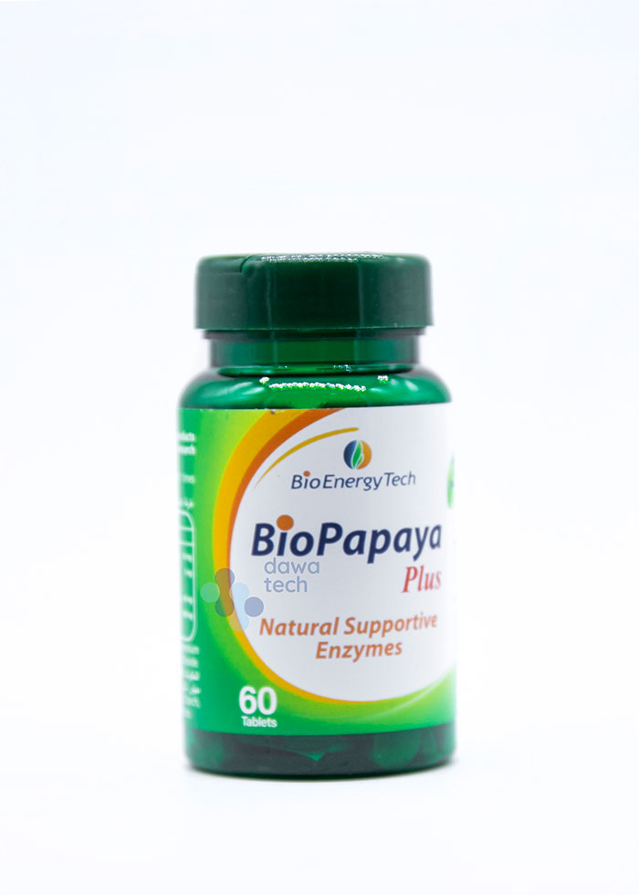 B/BIO PAPAYA PLUS 60 TAB