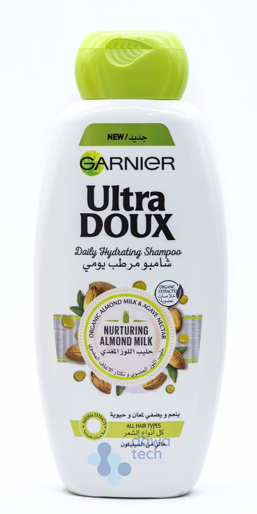 GAR. ULTRA DOUX ALMOND MILK SHAMPOO 400ML