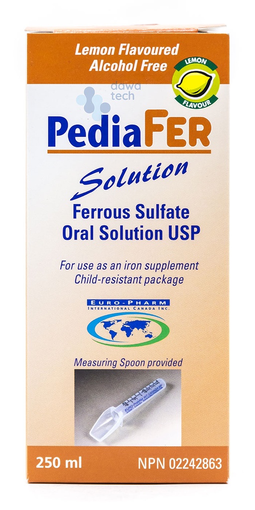 PEDIAFER SOLUTION 250 ML