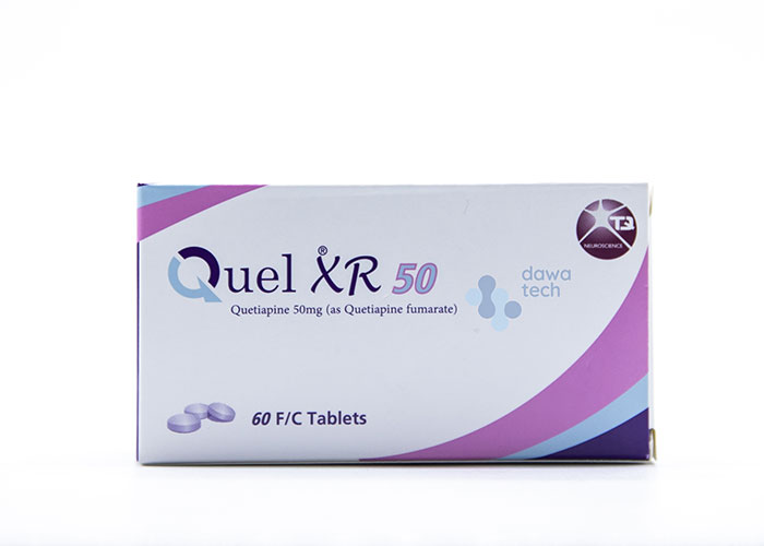 QUEL XR 50MG 60TAB