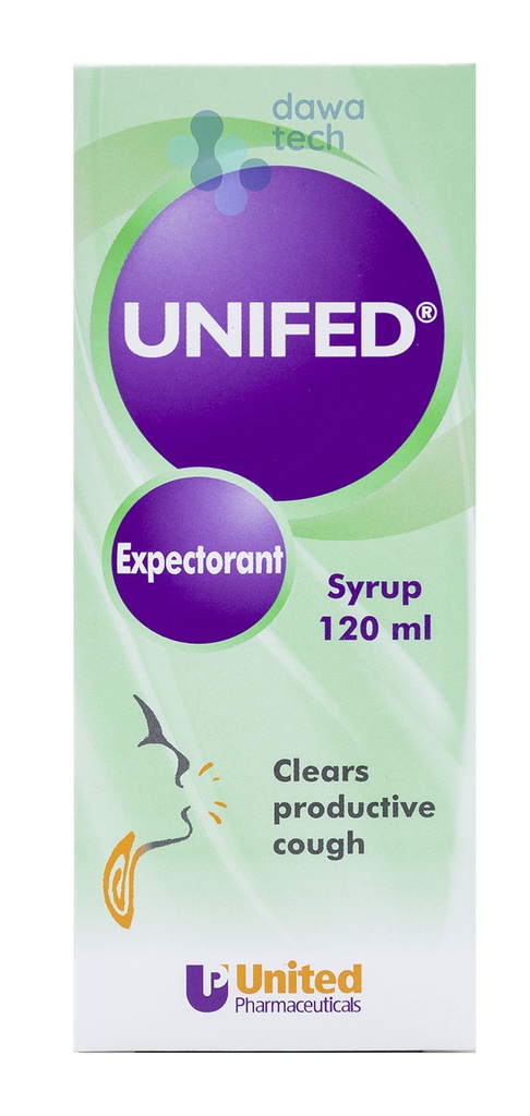 UNIFED EXPECTORANT 120 ML SYRP