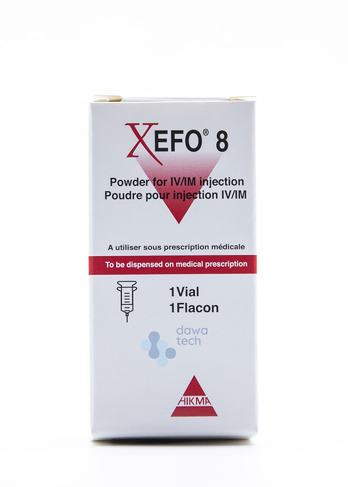 XEFO 8MG VIALS