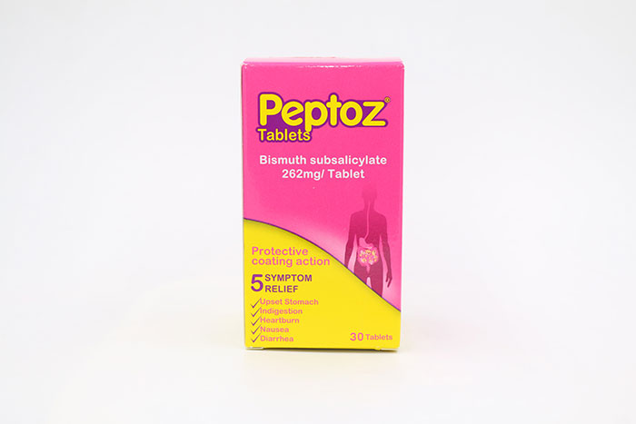 PEPTOZ 262MG (30TAB)