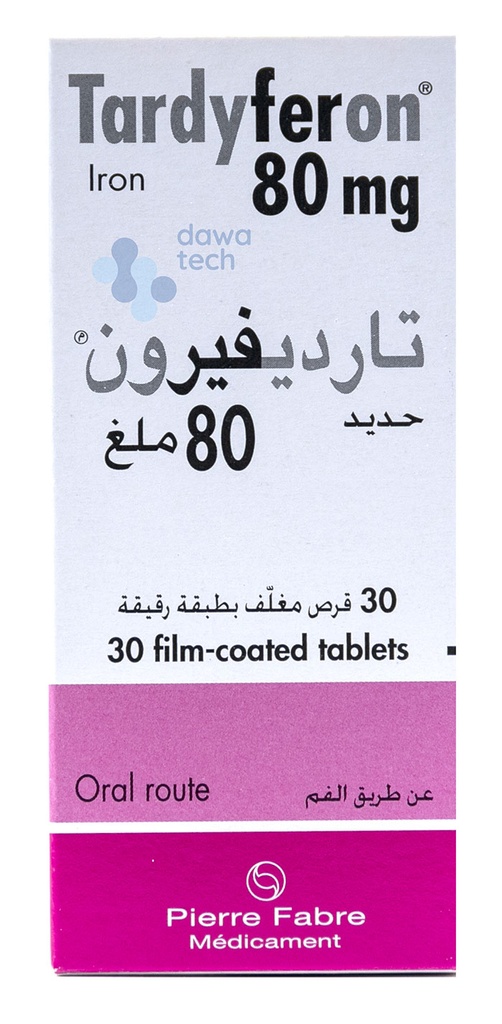 Tardyferon 80mg 30tab