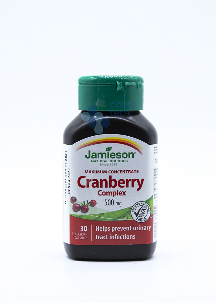  Jamieson Cranberry complex 30cap