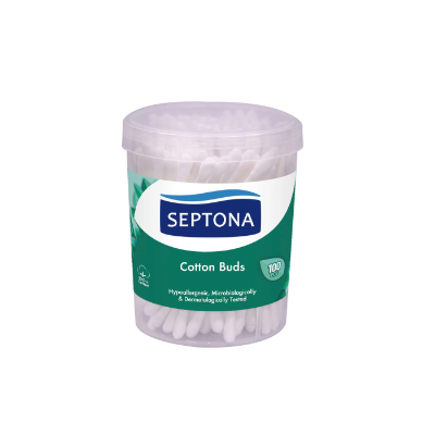 Septona نكشات اذن Cotton Bud 100pcs