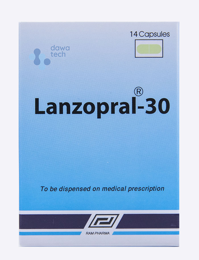 LANZOPRAL 30MG 14 CAP