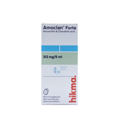 AMOCLAN 312MG FORTE/100ML SUSP