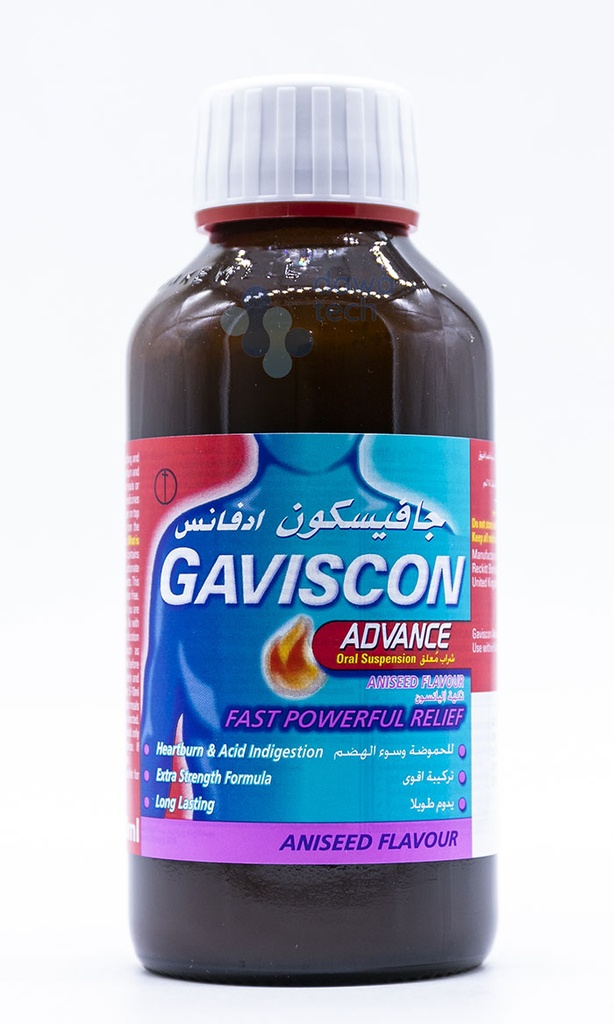 $$$GAVISCON ADV LIQ Aniseed 300ML