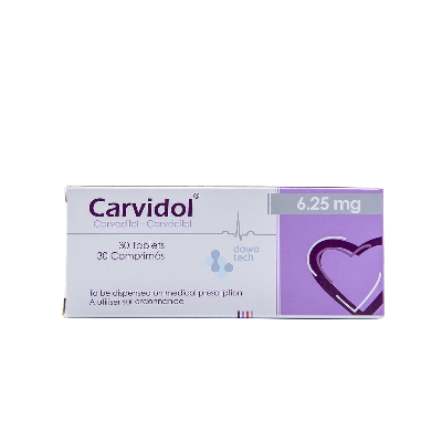 CARVIDOL 6.25MG 30TAB