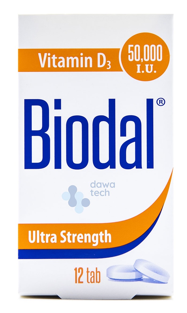 BIODAL 50.000IU TAB 12