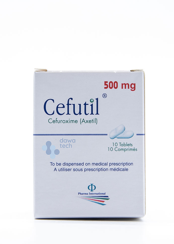 CEFUTIL 500MG TAB 10