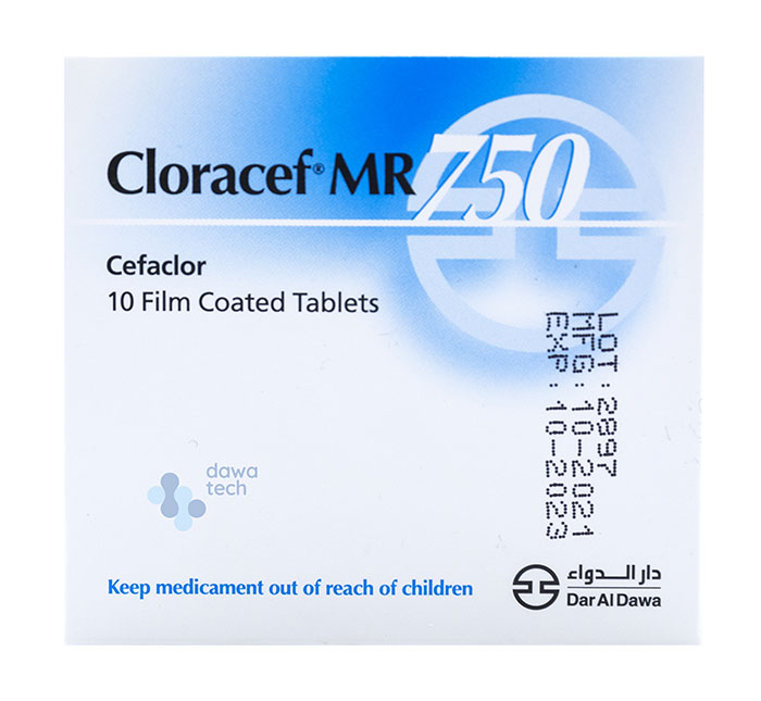 CLORACEF MR 750MG TAB 10