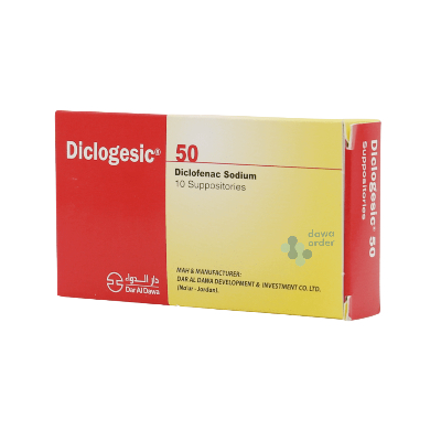 DICLOGESIC 50MG SUPP 10