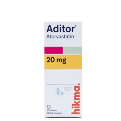 ADITOR 20MG TAB 30