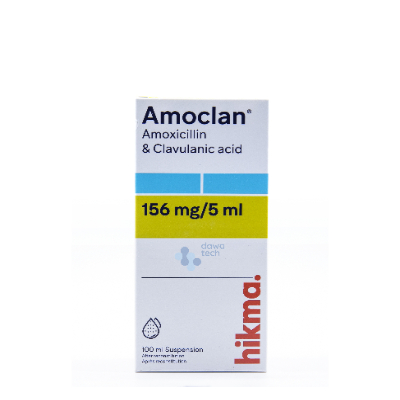 AMOCLAN 156MG/5ML SUSP 100ML