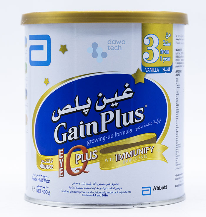 SIMILAC GAIN PLUS 3 400GM