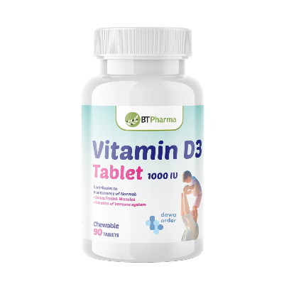 BT Pharma Vitamin D3 1000iu 90tab