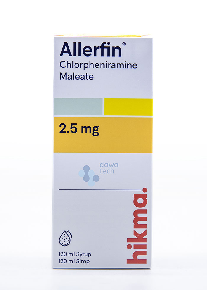 Allerfin 2.5mg syrup 120ml