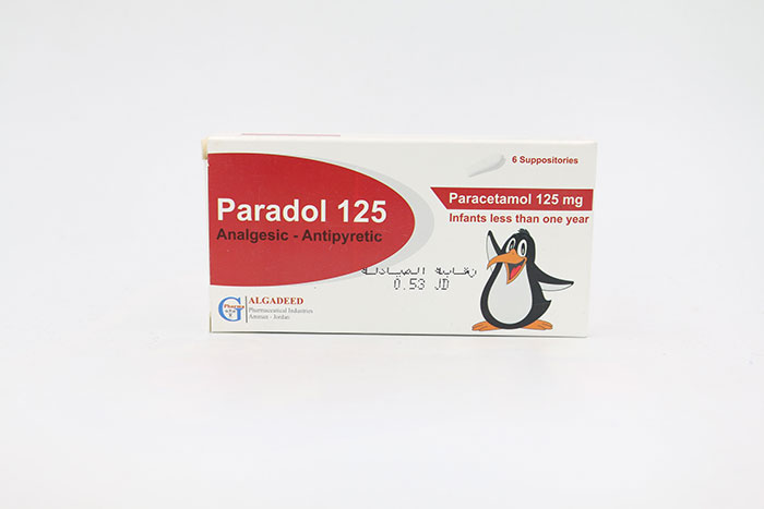 PARADOL (125 SUPP) 6 SUPP