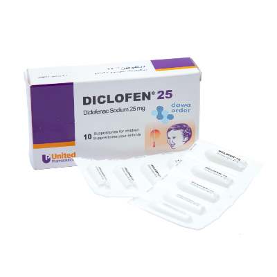 Diclofen 25mg supp