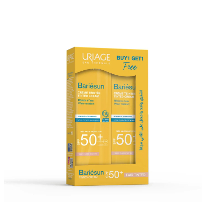 (عرض)URIAGE SUN BLOCK SPF50+ TINTED FAIR 50ML