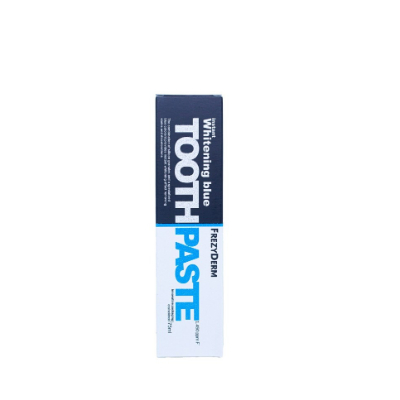 (بيع قطعي )FREZYDERM TOOTHPASTE WHITENING BLUE 75 ML