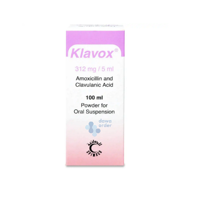 Klavox syrup 312mg/5ml 100ml