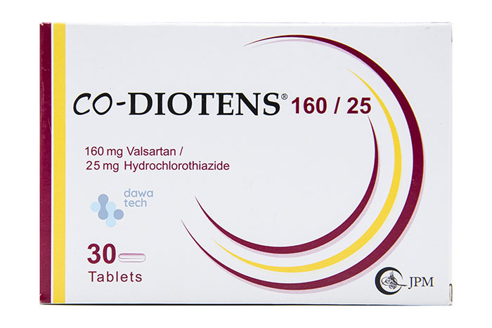 CO-DIOTENS 160/25 MG