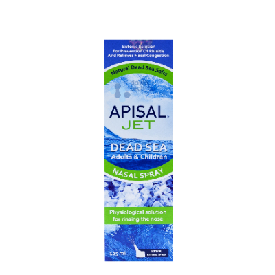 Apisal dead sea jet nasal spray Adults & Children,125 ml