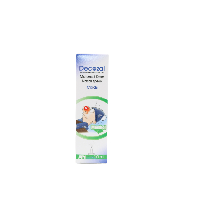 Decozal Menthol Metered Dose Nasal Spray 0.1%,10 ml