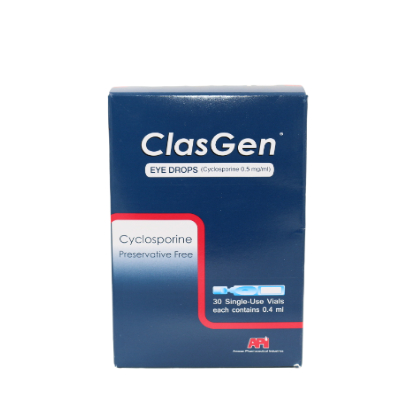 Clasgen 0.05% eye drops, 0.4 mlx 30