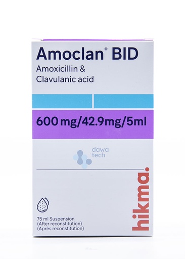 AMOCLAN BID 600MG SUSP