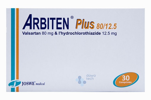 ARBITEN 80/12.5MG/30TAB