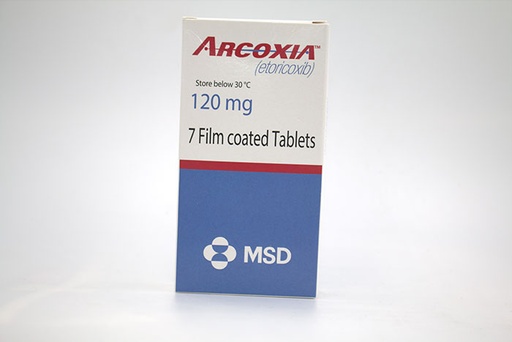 ARCOXIA 120MG/7TAB