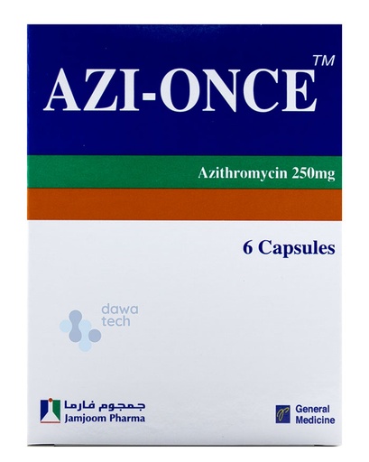 AZI-ONCE 250MG/6CAP