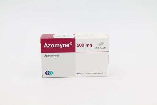 AZOMYNE 500MG 3TAB